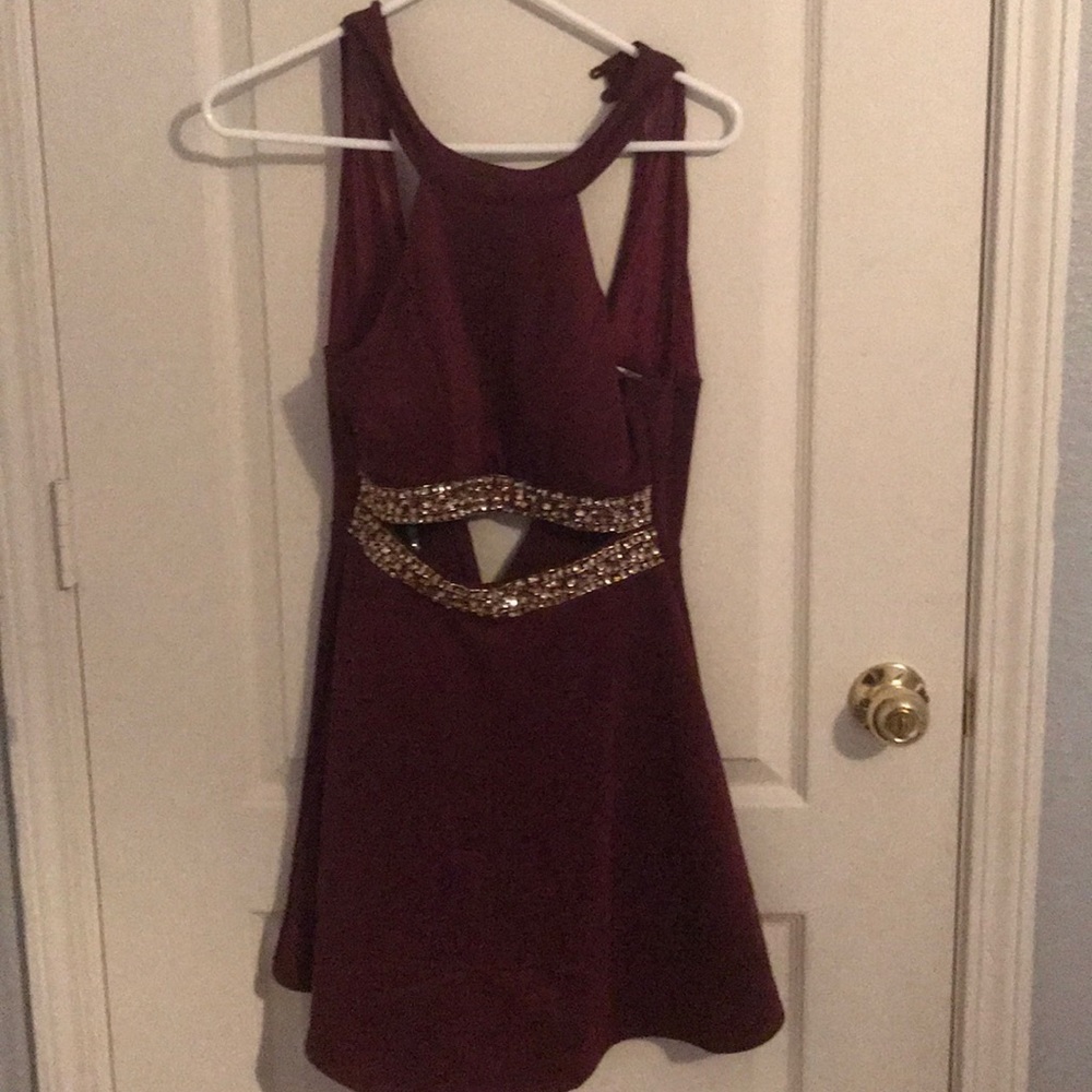 Maroon dress